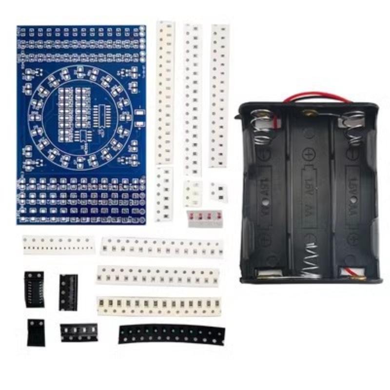 SMD 납땜 연습 보드 CD4017 NE555 회전식  - Diy Electronics Kits For Beginners 리뷰 및 가격