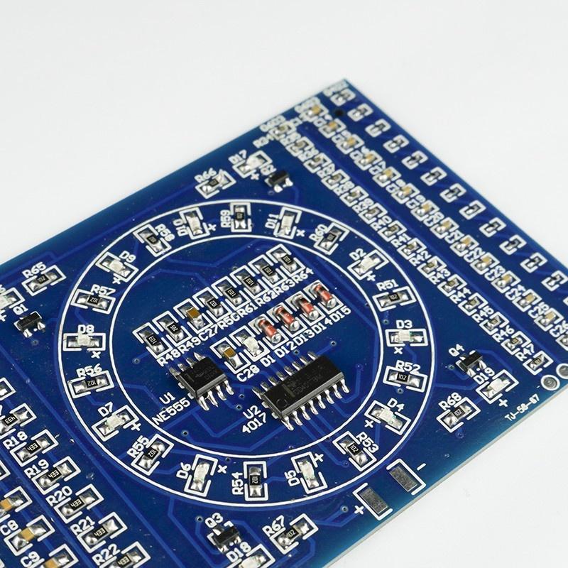 SMD 납땜 연습 보드 CD4017 NE555 회전식  - Diy Electronics Kits For Beginners 리뷰 및 가격