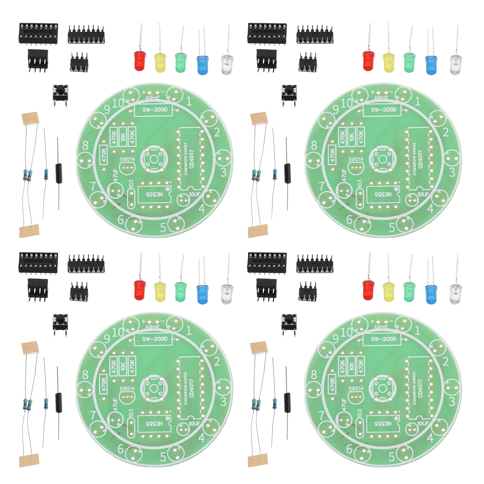 전자 부품 납땜 연습 키트 4세트, 초보자를 위한 DI - Diy Electronics Kits For Beginners 리뷰 및 가격