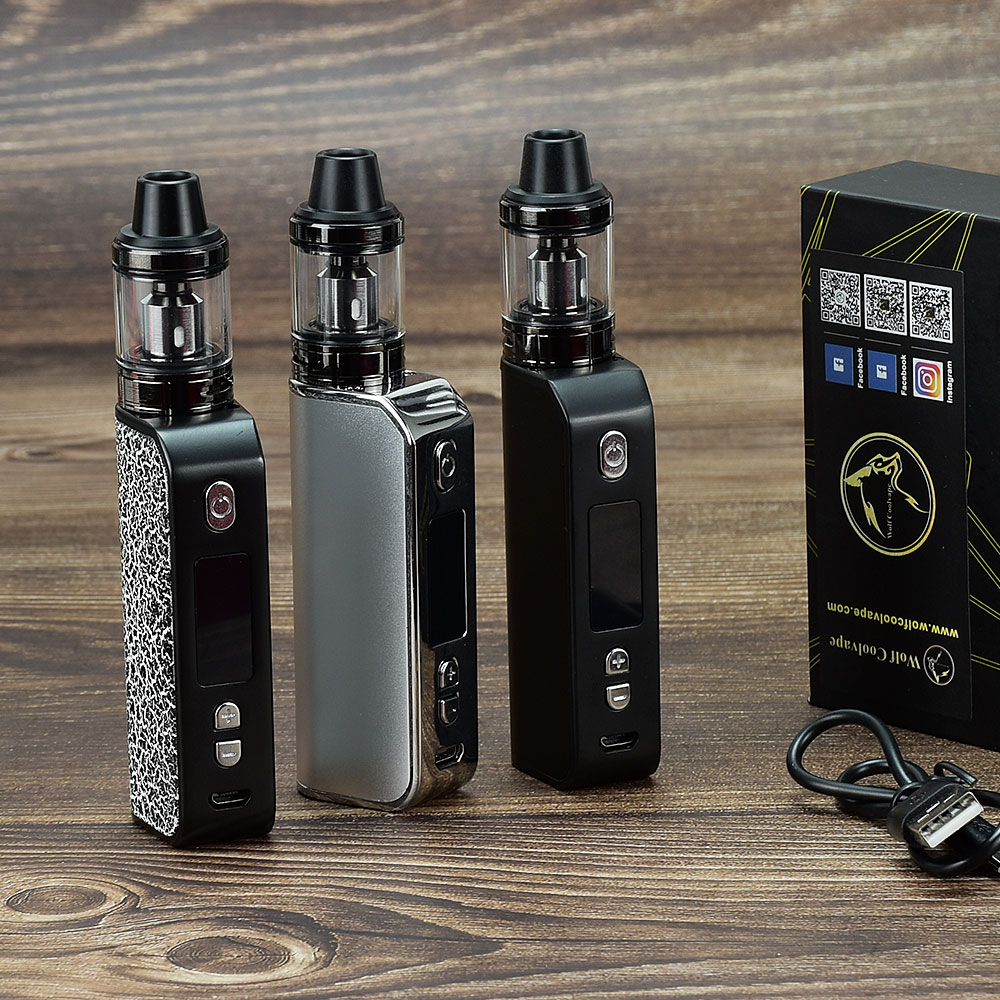Vape 80W Vape 모드 박스 모드 키트 2200 - Diy Vape Electronics 리뷰 및 가격
