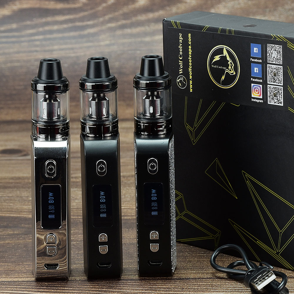 Vape 80W Vape 모드 박스 모드 키트 2200 - Diy Vape Electronics 리뷰 및 가격