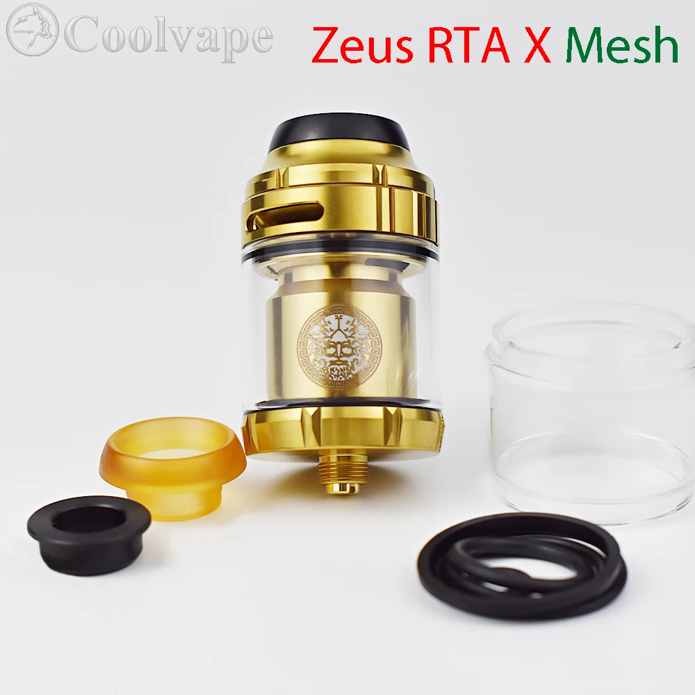 메쉬 스타일 데크가 포함된 Zeus RTA 분무기 25 - Diy Vape Electronics 리뷰 및 가격