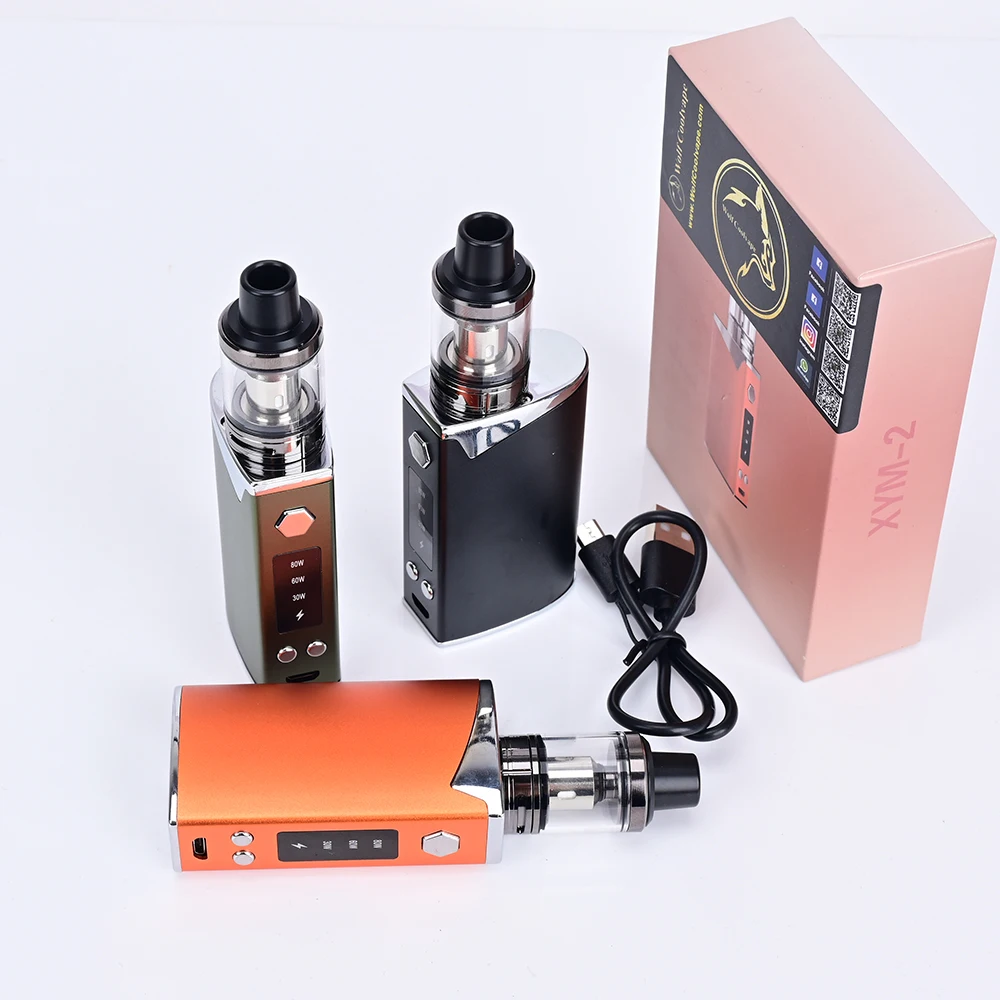 Wolfcoolvape 80W 전자담배 스타터 키트(2 - Diy Vape Electronics 리뷰 및 가격