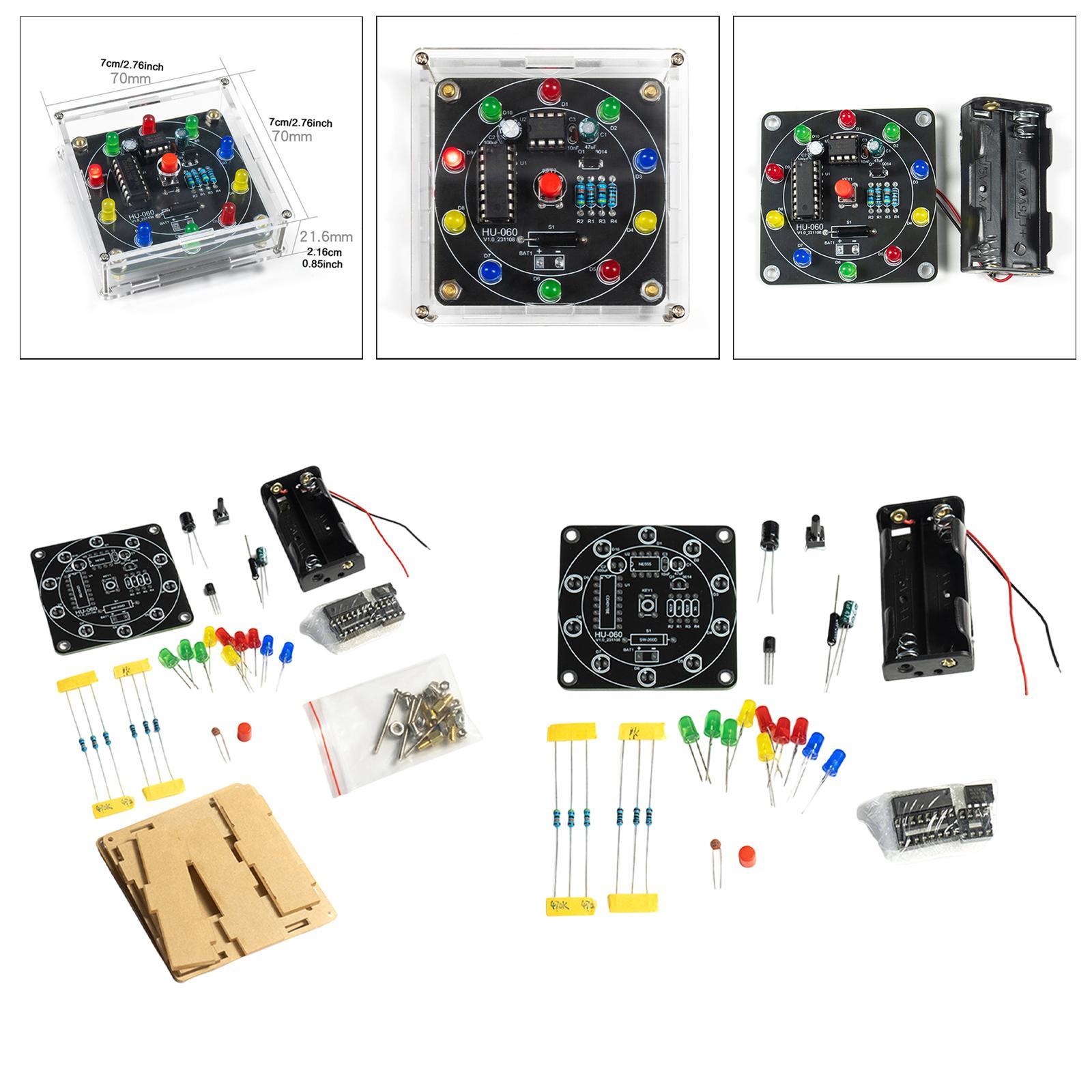 DIY 전자 행운의 바퀴 키트 Ne555 CD4017  - Diy Electronics Kits For Beginners 리뷰 및 가격