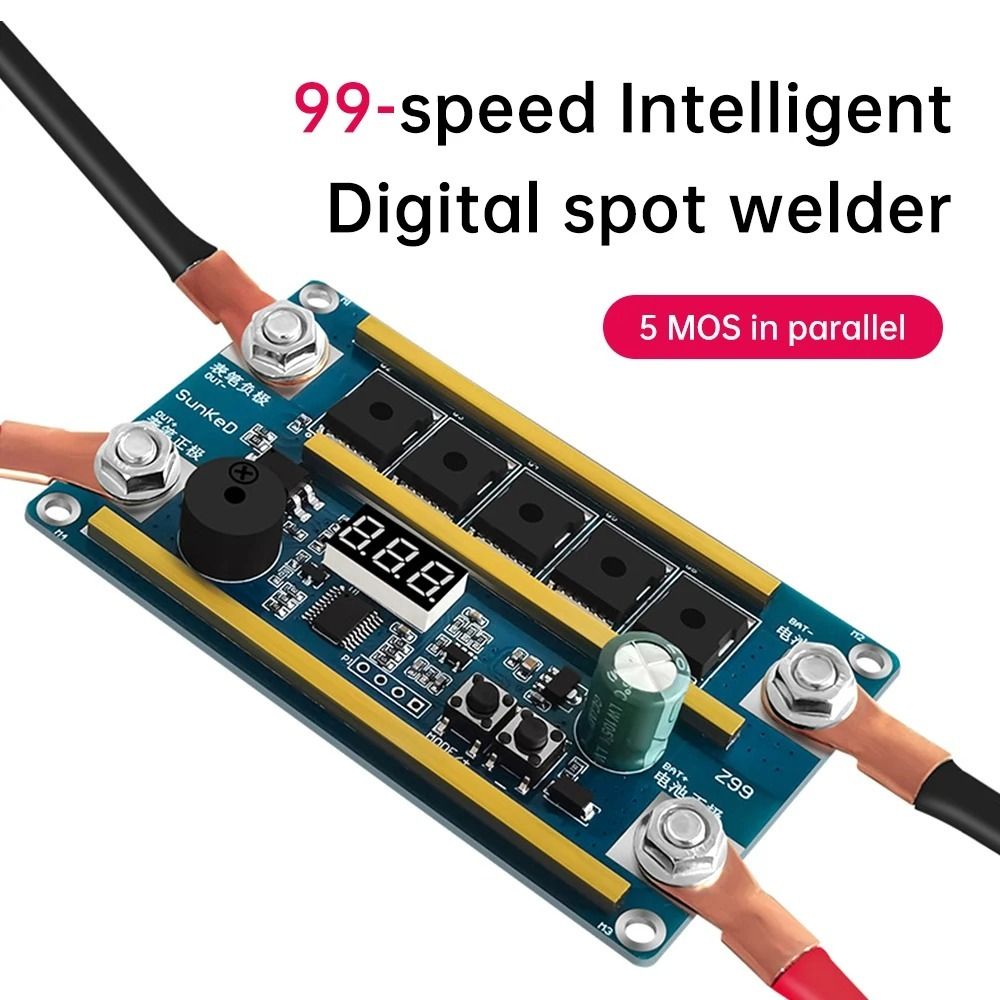휴대용 12V 스폿 용접기 디지털 디스플레이 10AWG - Diy Electronics Spot Welder 리뷰 및 가격
