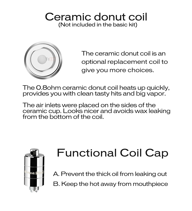오리지널 Yocan Evolve Plus QDC 코일  - Diy Vape Electronics 리뷰 및 가격