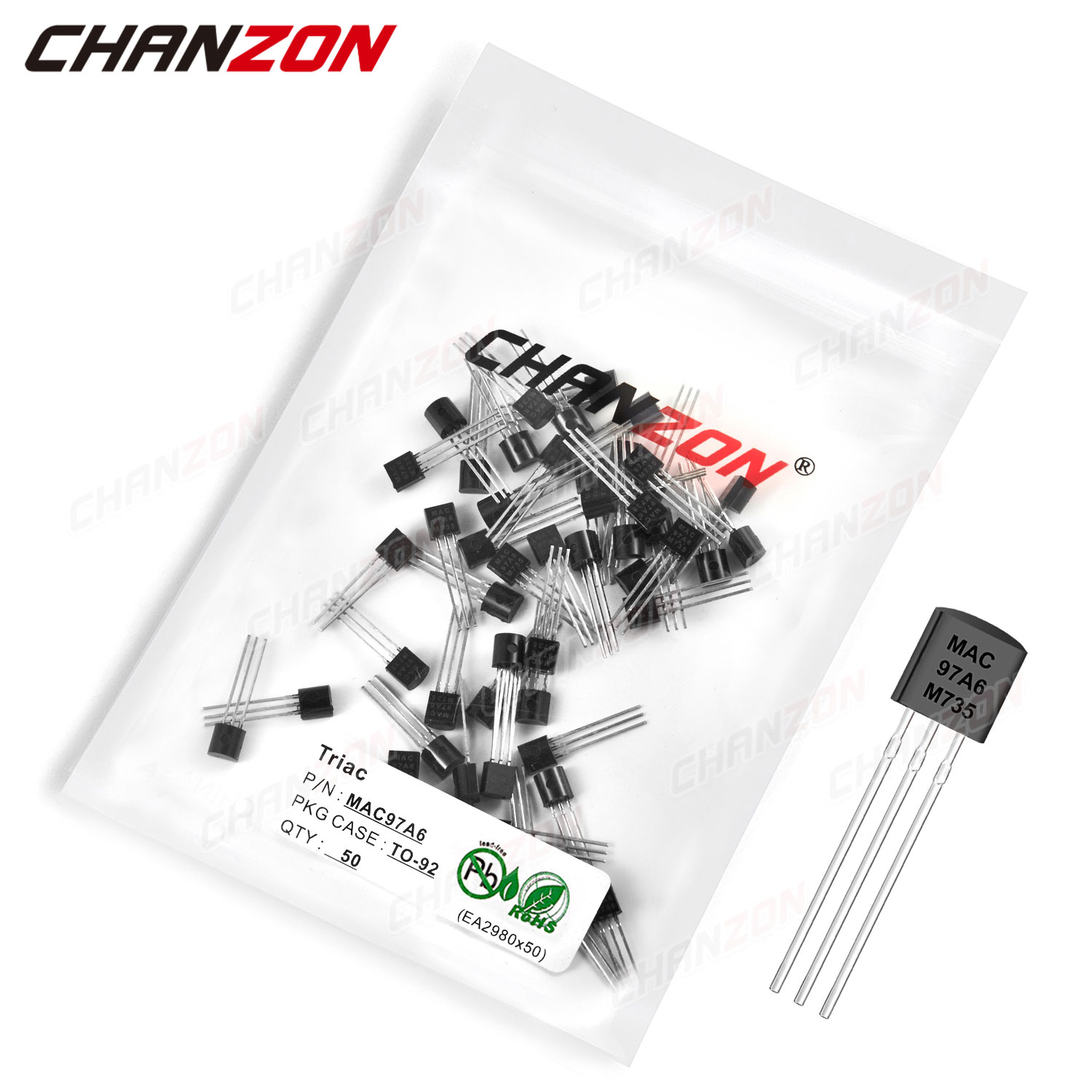50Pcs MAC97A6 TO-92 Triac SCR  - Diy Electronics For Sale 리뷰 및 가격