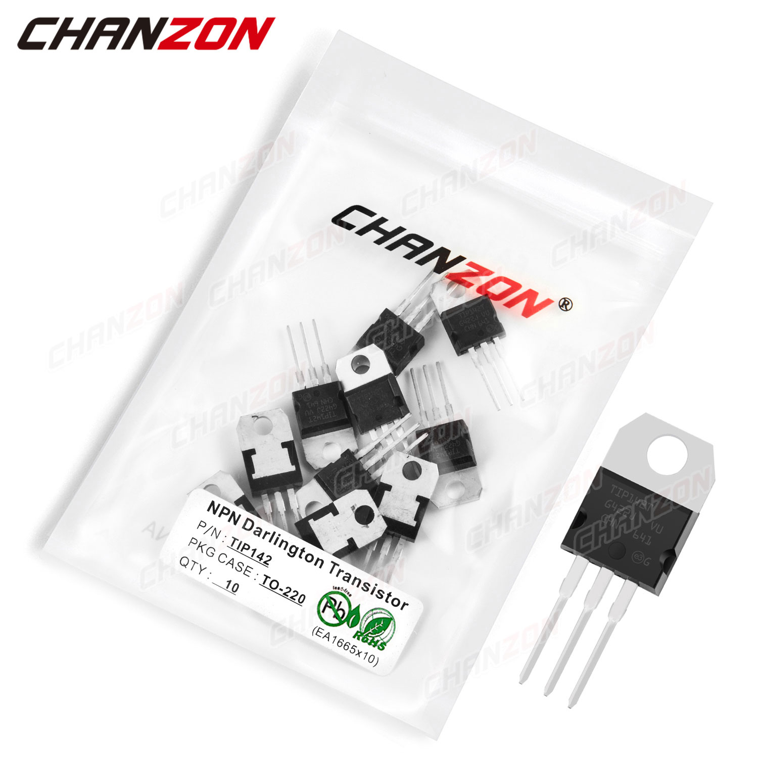 10Pcs Tip 220 TO-100 NPN Darli - Diy Electronics For Sale 리뷰 및 가격