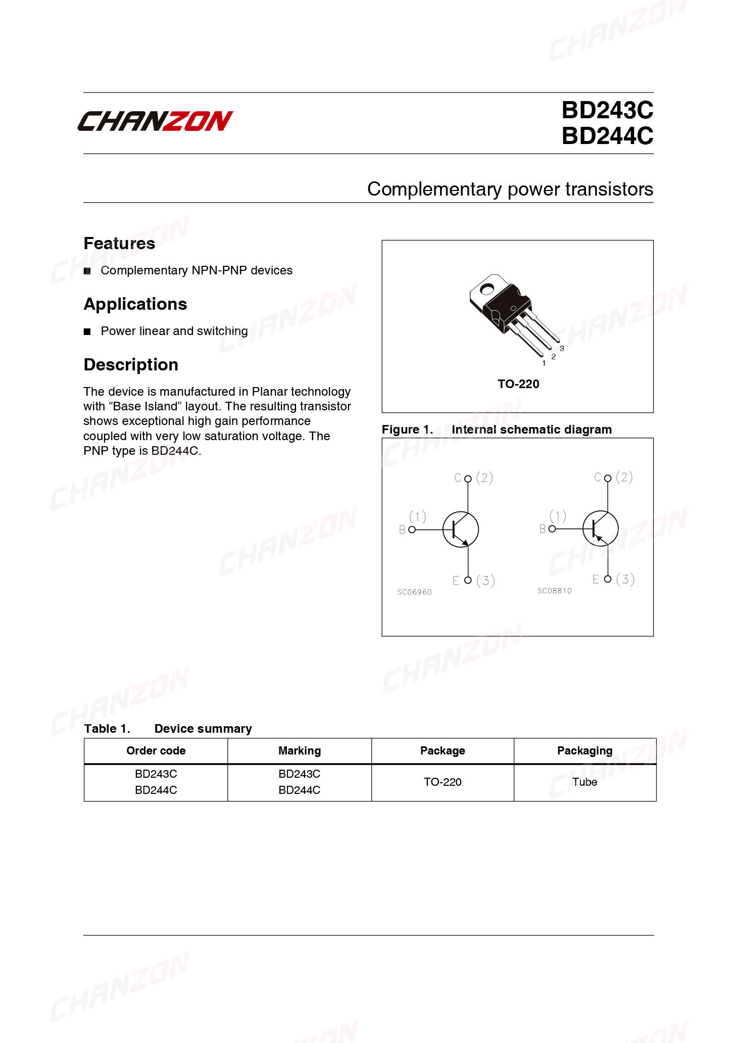 BD243C TO-220 BD243 파워 트랜지스터 바 - Diy Electronics For Sale 리뷰 및 가격