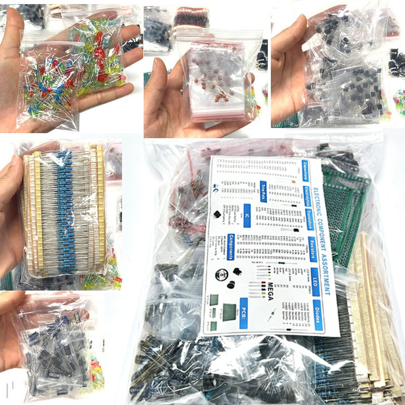 1818PCS DIY 전자 부품 키트 구색 저항기 전위 - Capacitor Kit Assortment 리뷰 및 가격