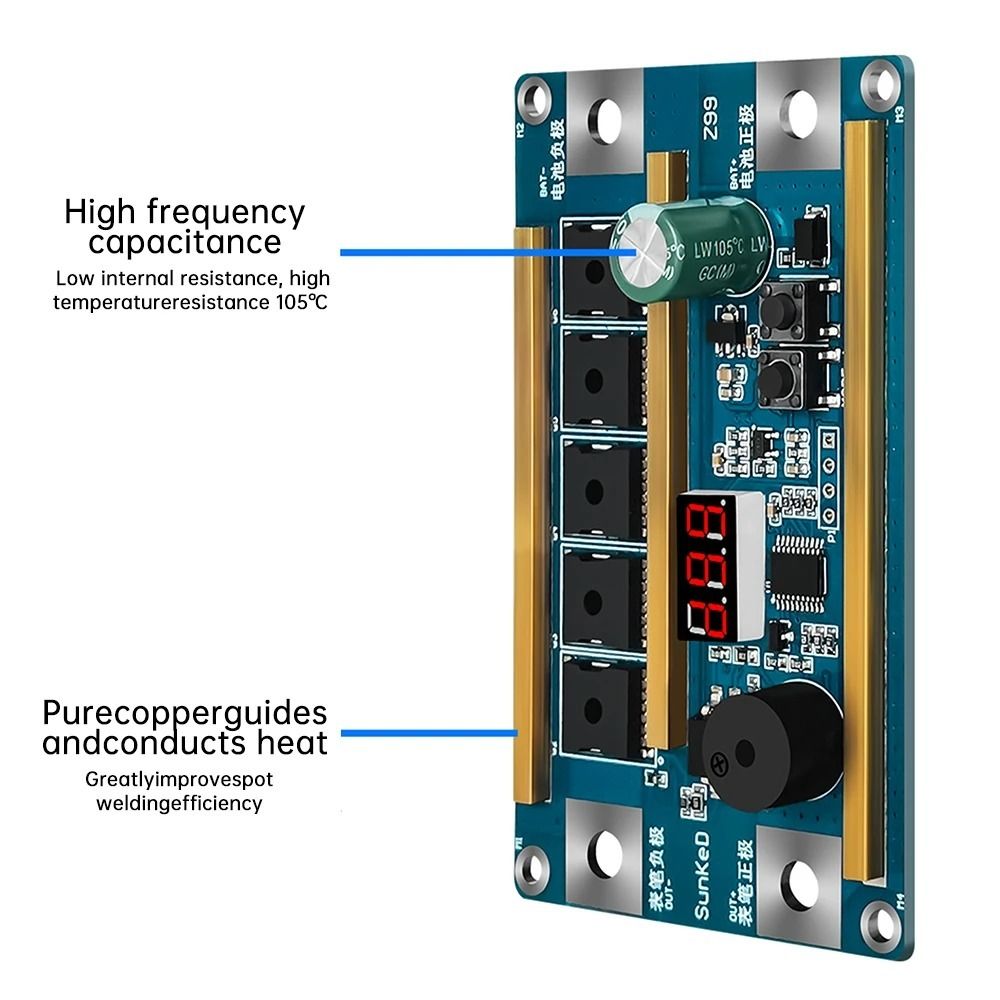 휴대용 12V 스팟 용접기 10AWG 조절식 출력 스팟 - Diy Electronics Spot Welder 리뷰 및 가격