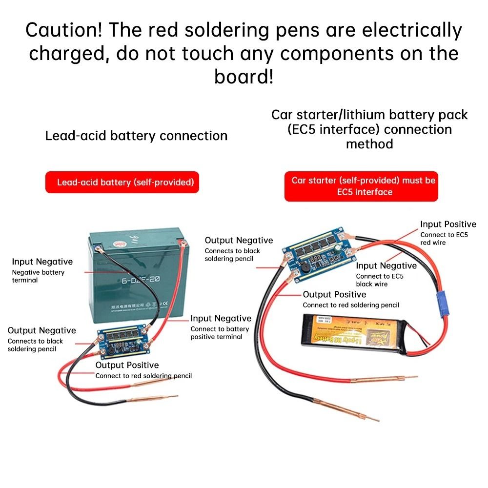 휴대용 12V 스팟 용접기 10AWG 조절식 출력 스팟 - Diy Electronics Spot Welder 리뷰 및 가격