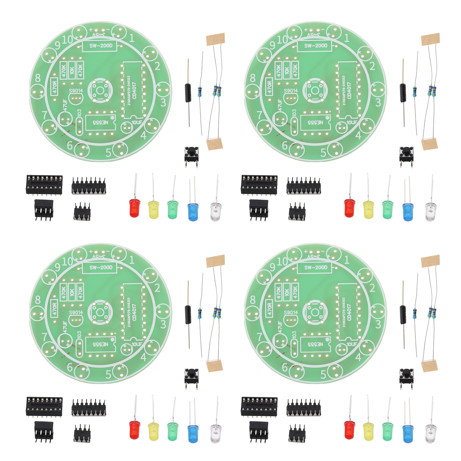 4세트 용접 연습 키트, 실제 전자 부품 사용, 초보자 - Diy Electronics Kits For Beginners 리뷰 및 가격
