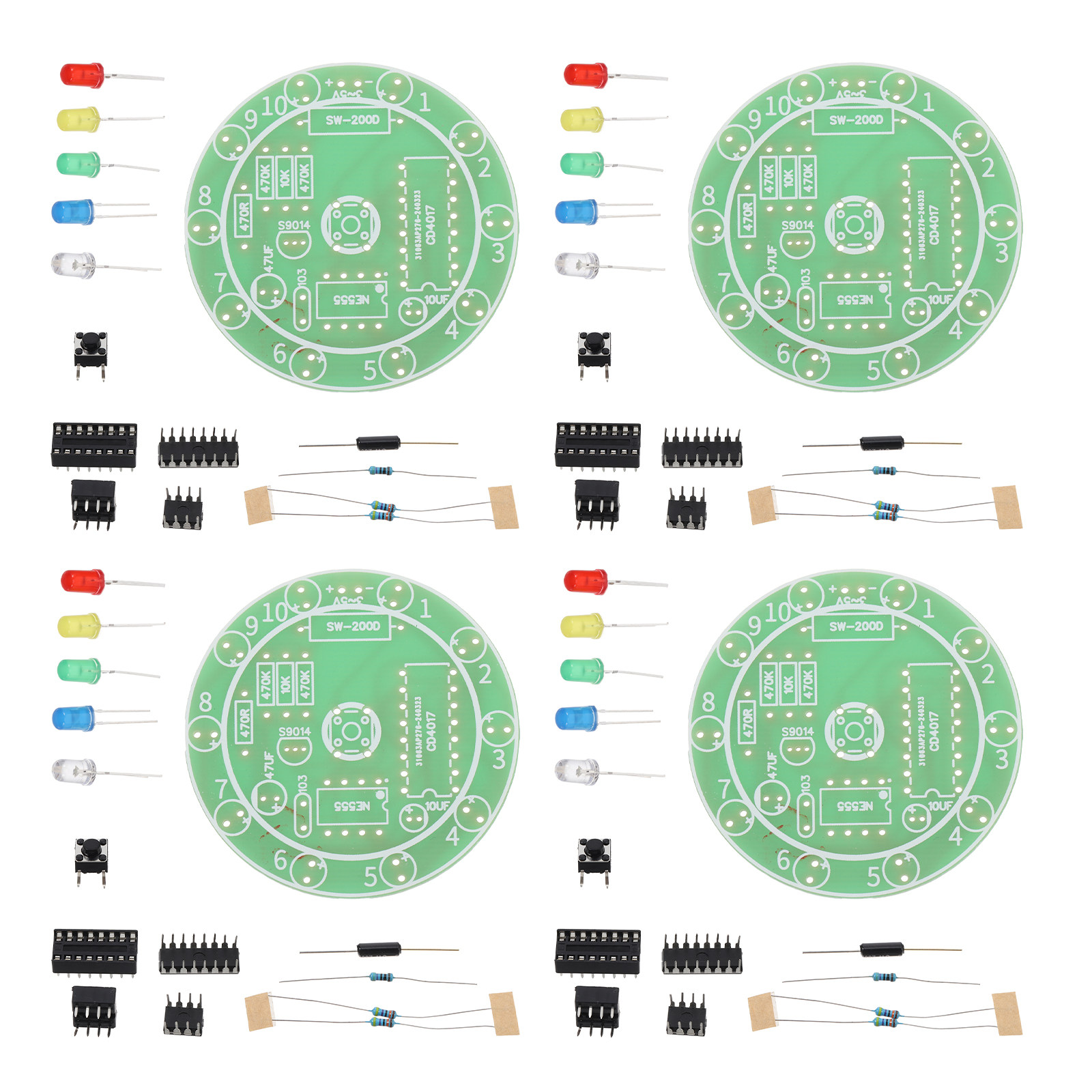 4세트 용접 연습 키트, 실제 전자 부품 사용, 초보자 - Diy Electronics Kits For Beginners 리뷰 및 가격