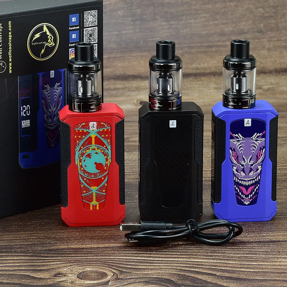 Wolfcoolvape 전자 담배 키트 OLED 스크린 - Diy Vape Electronics 리뷰 및 가격