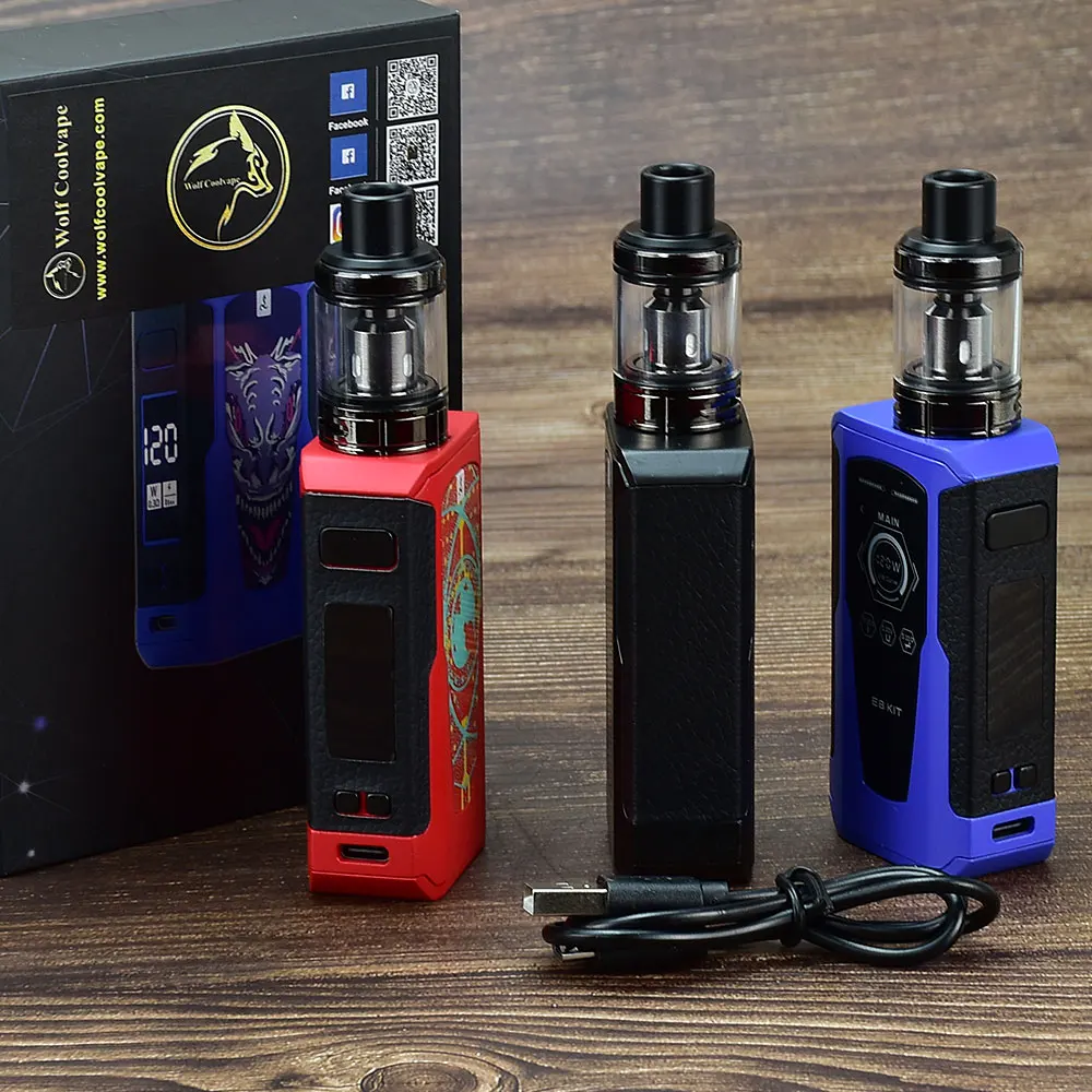 Wolfcoolvape 전자 담배 키트 OLED 스크린 - Diy Vape Electronics 리뷰 및 가격