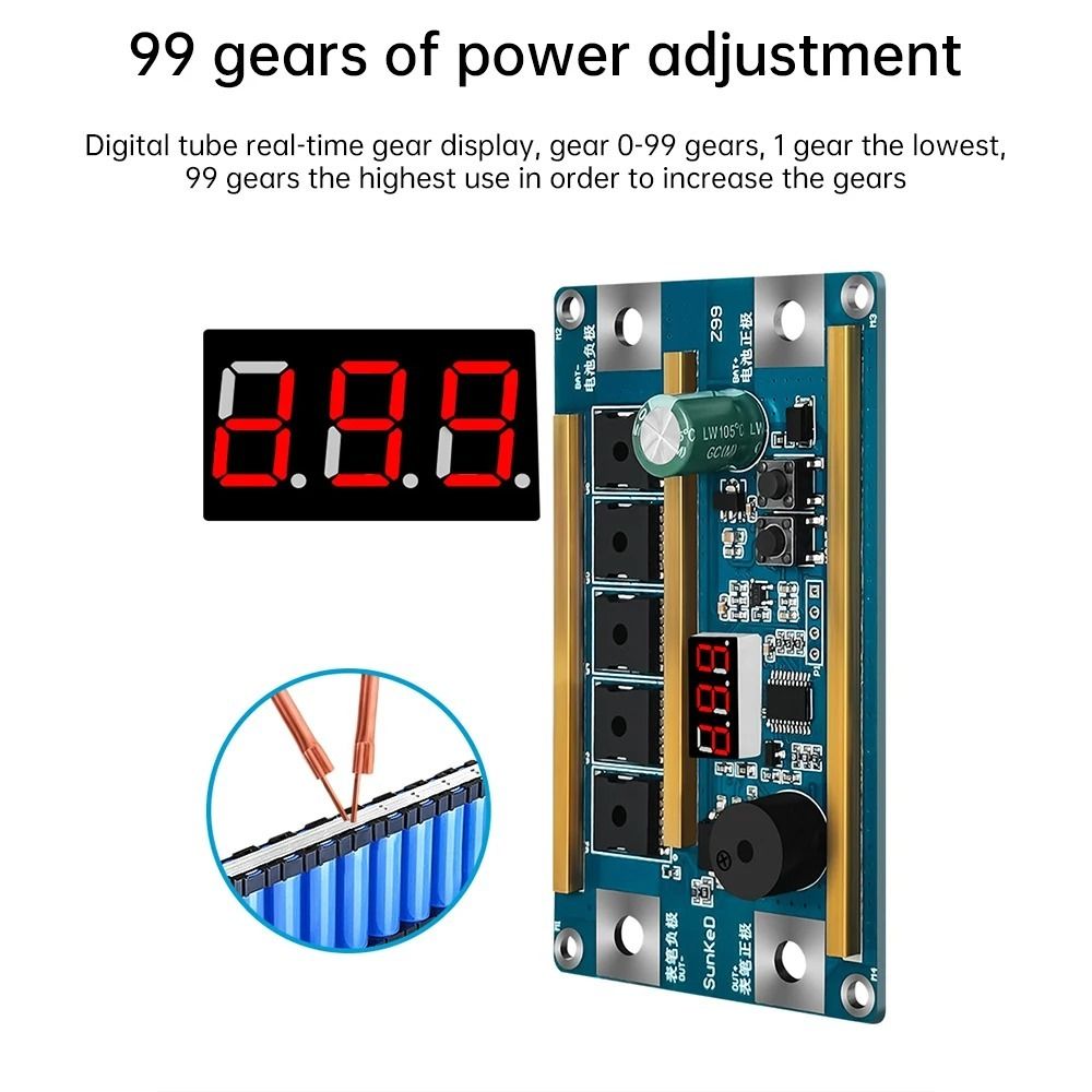 휴대용 12V 스폿 용접기 10AWG 디지털 디스플레이 - Diy Electronics Spot Welder 리뷰 및 가격